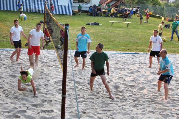 Beachvolleyballturnier in Katzbach im Jahr 2013
